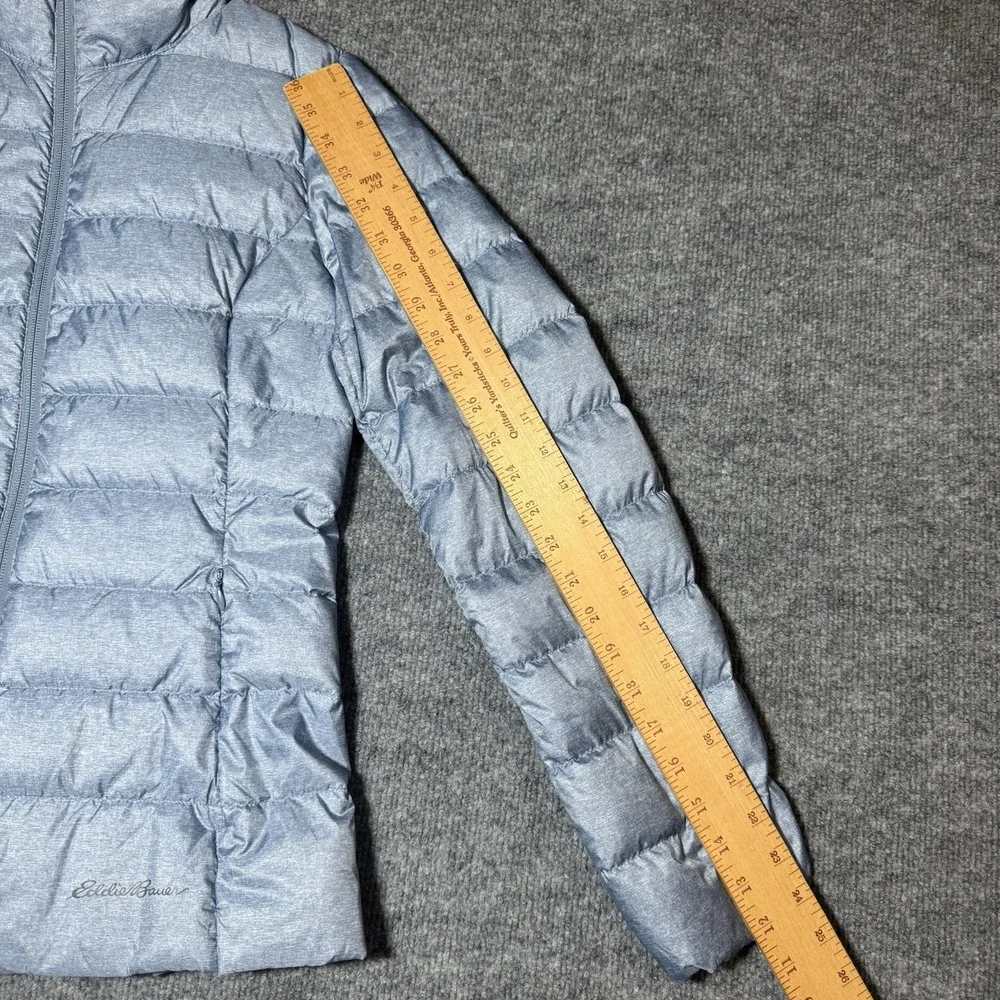 Eddie Bauer Down EB650 Jacket Women's XS‎ Puffer Packable Warm Silver Gray